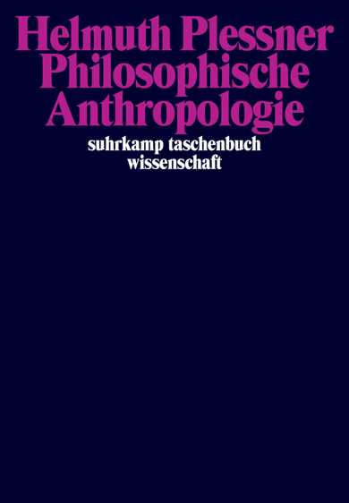 Buchcover: Helmuth Plessner. Philosophische Anthropologie (2019)